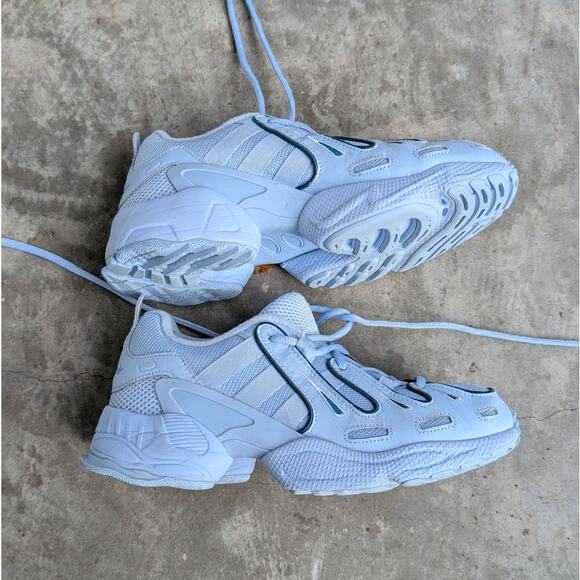 Adidas EQT Gazelle EE4822 Low Top Leather/Mesh Snealers in Glow Blue, size 8.5 - Picture 2 of 9